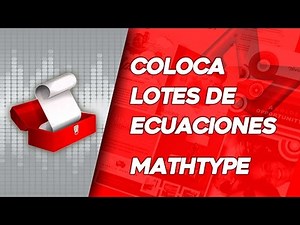 Script de Indesign - Coloca lotes de ecuaciones Mathtype 2022