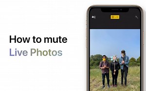苹果支持 How to mute the Live Photos on your iPhone, iPad, or iPod touch – Apple