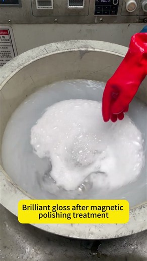 Brilliant gloss after magnetic polishing treatment #polishing #magnetic #automotivetools