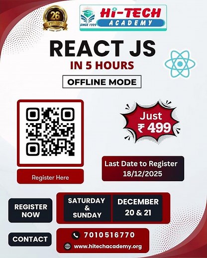 Join our React.js 5 Hours Workshop ⚛️ #reactjs #learnreact #ReactWorkshop #ReactForBeginners #react
