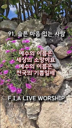 찬송가 91장 슬픈 마음 있는 사람 #Hymn #은혜찬송