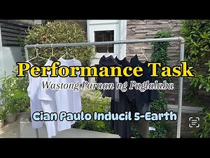 WASTONG PARAAN NG PAGLALABA|| PERFORMANCE TASK IN EPP GRADE 5