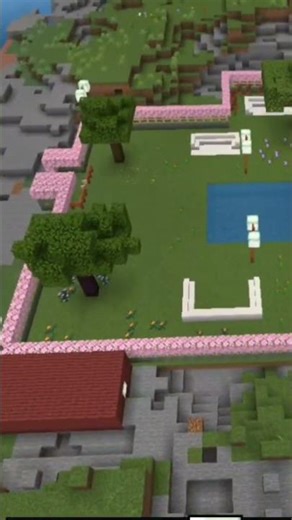 ME 😀 MADE A PARK IN MINECRAFT #minecraft #ytshorts #shorts#trendingshort #viralshorts#viral#trending