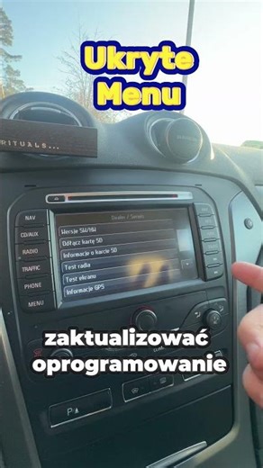Mondeo MK4 radio hidden menu
