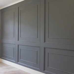 98K views · 316 reactions | In our master bedroom we knew we wanted to do a cool feature/accent wall. After searching high and low for some inspiration we settle on, what I am calling, the double raised panel feature wall. Full Tutorial: https://rogueengineer.com/diy-double-raised-panel-feature-wall-tutorial/ | Rogue Engineer | Facebook