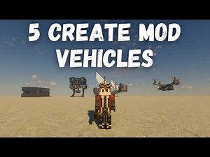 Five Working Vehicles That you can build in Minecraft's Create Mod!