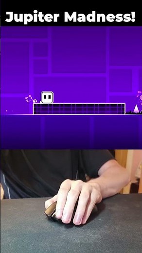 Geometry Dash on Jupiter🪐#shorts