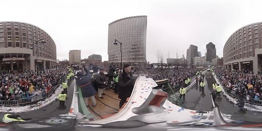 1M views · 1.4K reactions | Hop on Tom Brady's boat during the parade and take a look around the crowd! | New England Patriots | Facebook