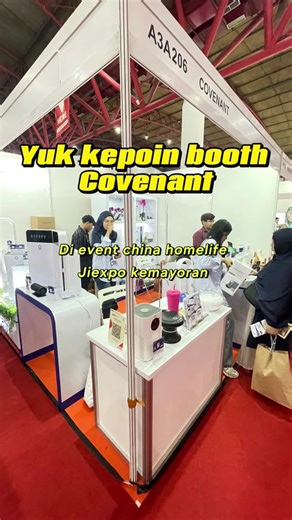 Covenant hadir di China Homelife 2024, JIExpo Kemayoran! 🤩 🗓 27 - 30 November 2024 ⏰ 09.00 - 17.00 WIB Yuk, kepoin booth kita di lokasi A2D213! Banyak banget yang bisa kamu temuin: ✨ Air purifier kece buat udara lebih sehat. ✨ Dehumidifier & diffuser yang bikin rumah makin nyaman. ✨ Home appliance canggih lainnya yang wajib kamu lihat! Punya bisnis? Atau lagi cari produk berkualitas? Ini momen pas buat ngobrol langsung & cek peluang kerjasama bareng Covenant. 🎟 Registrasi GRATIS di sini 👉 bi