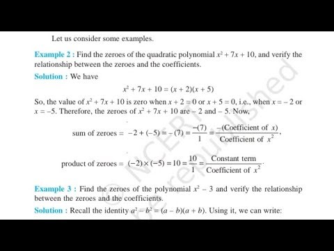 Class 10 maths polynomial example- 2#maths#polynomials 