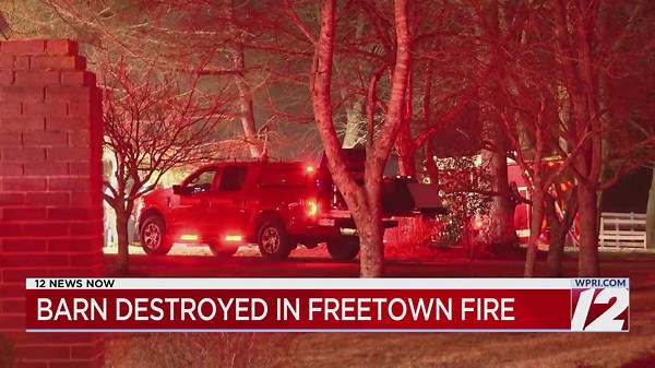 Crews knock down barn fire in Freetown