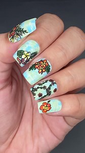 2.3K views · 36 reactions | Say 'Aloha' to tropical flowers and island vibes 酪. Maniology is the ONLY place where you'll find Hawaiian stamping designs straight from the islands.⁠ ⁠ Need some nail inspo? Check out this tutorial by #nails.lachica using our 5th Anniversary Lei Day Stamping Bundle! ️ ⁠ ⁠ #hawaii #hawaiianstyle #hawaiilife #hawaiistagram #luckywelivehawaii #nailstamping #nailart #nails | Maniology | Facebook