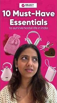 🎒 10 Must-Have Essentials to Survive Hostel Life in India!