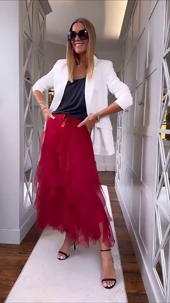 A Study in Sartorial Tension: The Power of Tulle and Tailoring #ootd #fashiontrends #outfitideas