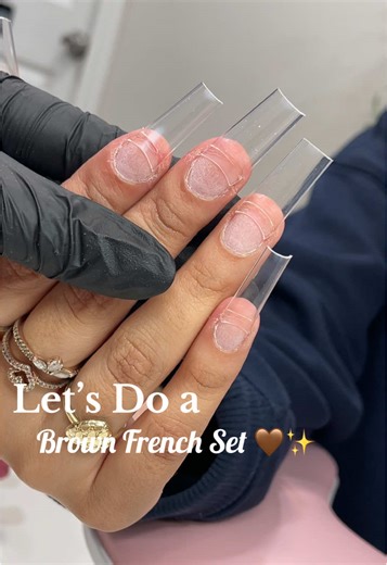 Brown Frenchie Nails: Step-by-Step Tutorial