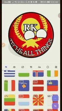 How to make custom country ball 🏐#countryballs #country #tech