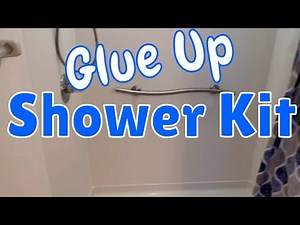 Glue Up Shower Wall Kit & Base Installation - Demo - Installation - Drywall Repair - Ultra Plumbing
