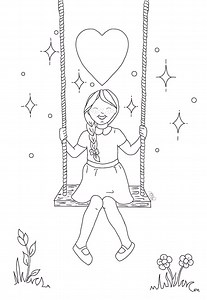 Serenity PDF Color Page Line Art - Etsy