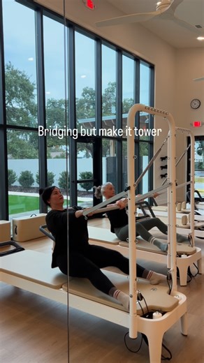 Gadsden Studio | Floating? Lifting? Magic? Just Pilates on the tower doing its thing ✨ #TowerWork #PilatesBridge #PilatesStrength #PilatesMagic... | Instagram