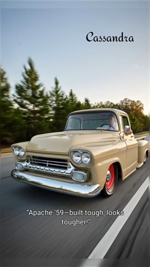 Apache ’59—built tough, looks tougher!