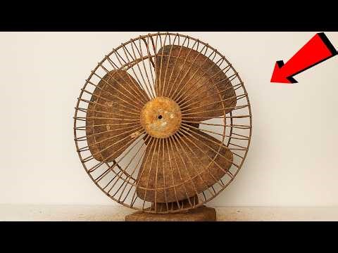 70-Year-Old Rusty Table Fan | Unbelievable Antique Restoration