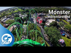 Monster front seat on-ride 4K POV Adventureland