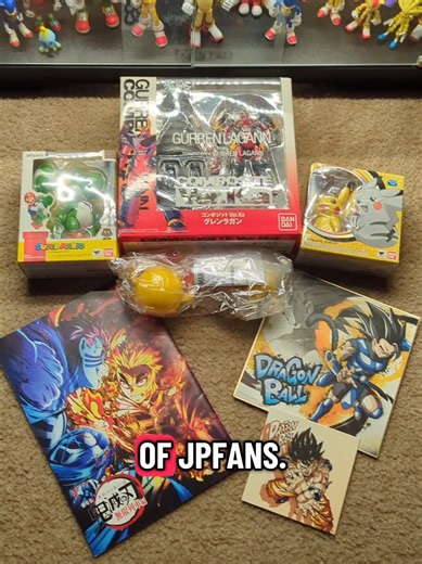 ACTION FIGURE HAUL STRAIGHT FROM JAPAN THANKS TO #jpfans !! A whole bunch of figures, SHFiguarts Pac-Man, Yoshi, Pikachu and Composite Ver. Gurren Lagann 💯 #fyp #actionfigures #supersmashbros #japan