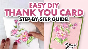 1.1K views | Looking for the perfect handmade thank you card idea? In...