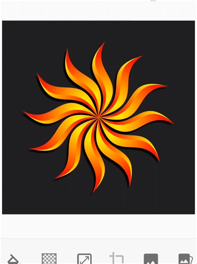 Flower logo design Pixellab #pixellab #logo #logodesign #graphicdesign #akashonlineschool #foryou #viralvideo #trending #foryoupage