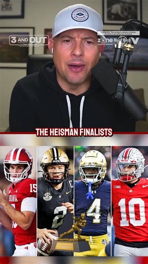 The 2025 Heisman finalists have been announced: Ohio State QB Julian Sayin Indiana QB Fernando Mendoza Vanderbilt QB Diego Pavia Notre Dame RB Jeremiyah Love John Middlekauff gives his take who deserves to WIN. | 3 & Out with John Middlekauff