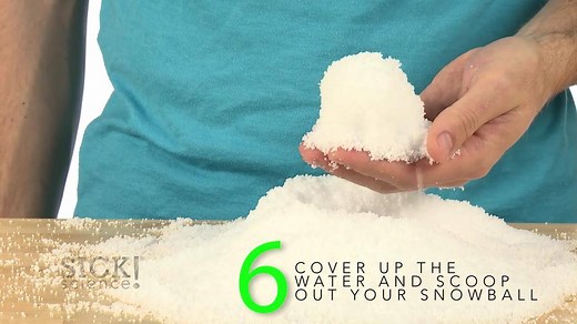 Our Insta-Snow® powder has become pretty famous for being the most realistic faux snow on the market. What many people don't know is that you can make instant snowballs from the fake snow! Insta-Snowballs might not work for snowball fights, but they're remarkably easy to make, and ridiculously cool! For more science videos follow us on YouTube: https://www.youtube.com/channel/UCDom90xOqP4avehFjSJO6NA | Steve Spangler