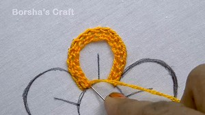 8.3K views · 224 reactions | Super Hand Embroidery Style Beautiful Flower With Very Easy Following Stitch Please Visit My Youtube Channel: https://www.youtube.com/channel/UCiiS7QtwwmnILAQ169cC1aw Video Link: https://youtu.be/1KjkYQeXz6k #handembroidery #stitch #tutorial #diy #handstitched #beginner #flowers #embroidery | Crafts & Embroidery | Facebook