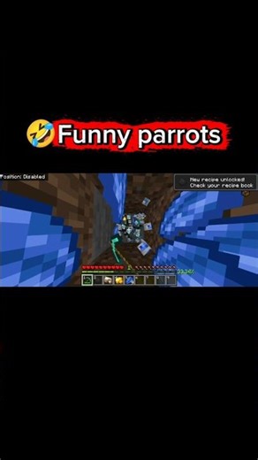 Minecraft dancing 🦜parrots😂 | #shorts #viral #funny