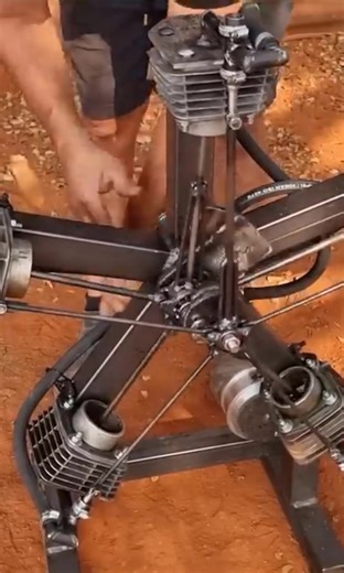 Build a steam engine from basic materials. P1.2 #mechanic #diy #typ