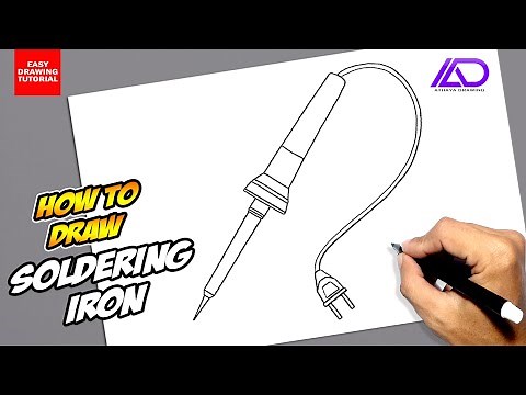 How to draw Soldering Iron