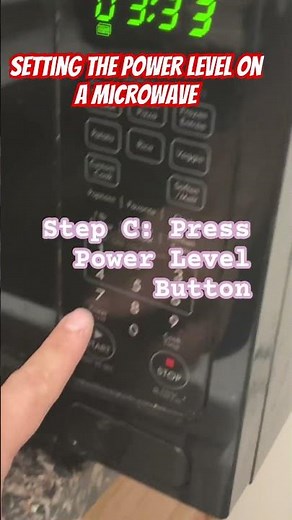 How to set the Power Level on a Microwave