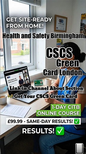 CSCS Green Card London | CITB Safety Training UK #short #citbtraining #constructionsafety