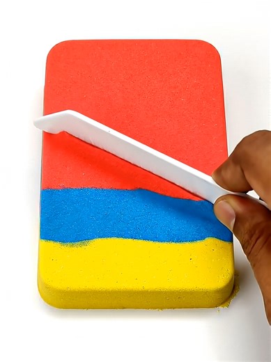 Sand slice ASMR #sand #kineticsand #asmrvideo #asmrsounds #trending