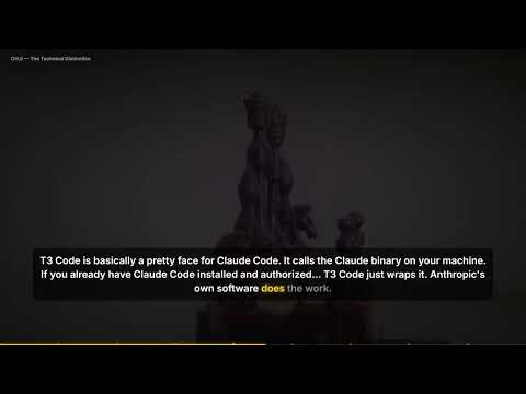 T3 Code Gets Claude. OpenCode Gets Lawyers.