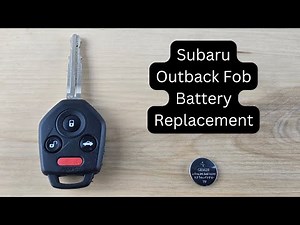 How To Replace or Change Subaru Outback Remote Key Fob Battery 2020 - 2022