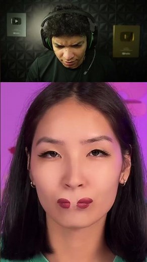 REACT Karina - 2 LIPS tutorial👄😄