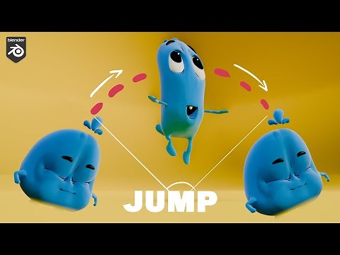 Blender Jump Animation Made SUPER Easy – Even Beginners Can Do It!