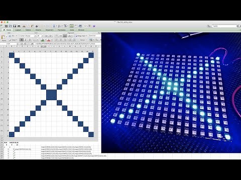 How to use Excel to Animate LEDs! Arduino + WS2812 LEDs