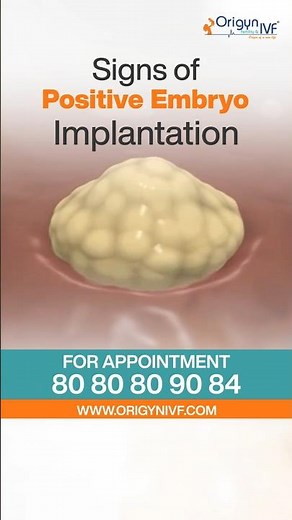 Symptoms of Positive Embryo Transfer | IVF Pregnancy Symptoms | Origyn IVF Center #embryotransfer