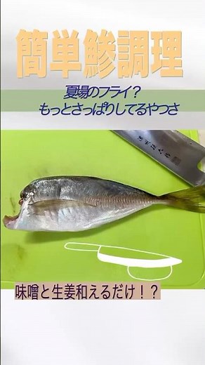 めっちゃ簡単！2種類と混ぜるだけ鯵のなめろう#料理 #なめろう #アジ #魚 #魚料理 #簡単レシピ #まいにちごはん #おつまみ