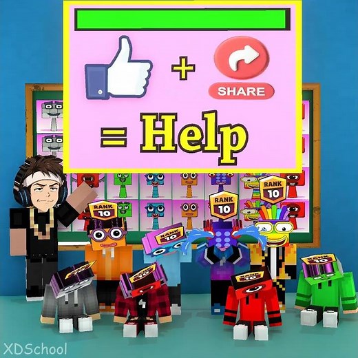 The continuous singing challenge with Sprunki Six and friends to reach rank 9999! 😄😄