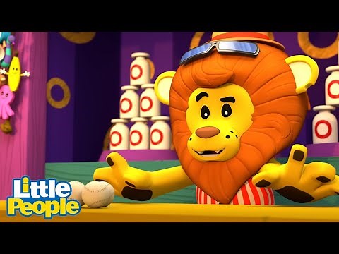 Eddie wants to win all the games at the carnival | Preschool Learning | Little People - Fisher Price