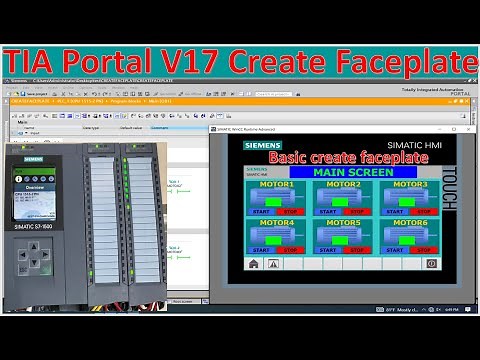 TIA Portal V17 how to create basic faceplate