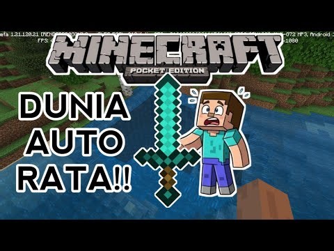 Eksperimen Pedang Perata Dunia di Minecraft PE (Command Block)