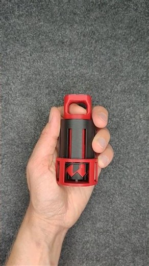 Clicker Fidget with overengineered mechanism
